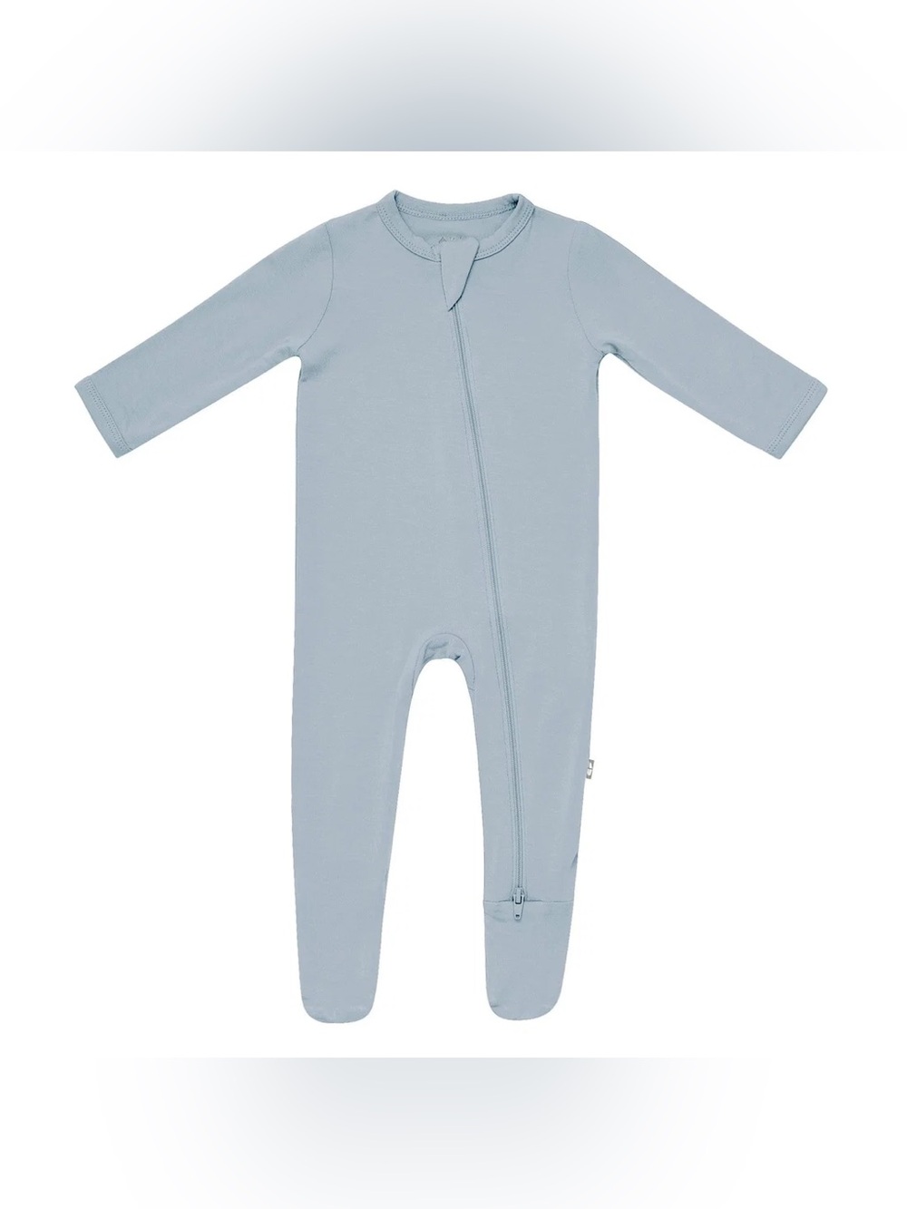 Kyte BABY Light Blue Zippered Footed One-Piece- Size 3-6 months